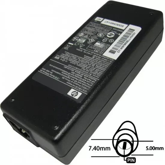 POWER ADAPTER 90W 18.5V, 7.4X5.0, ORIGINAL HP - eBuy UAE